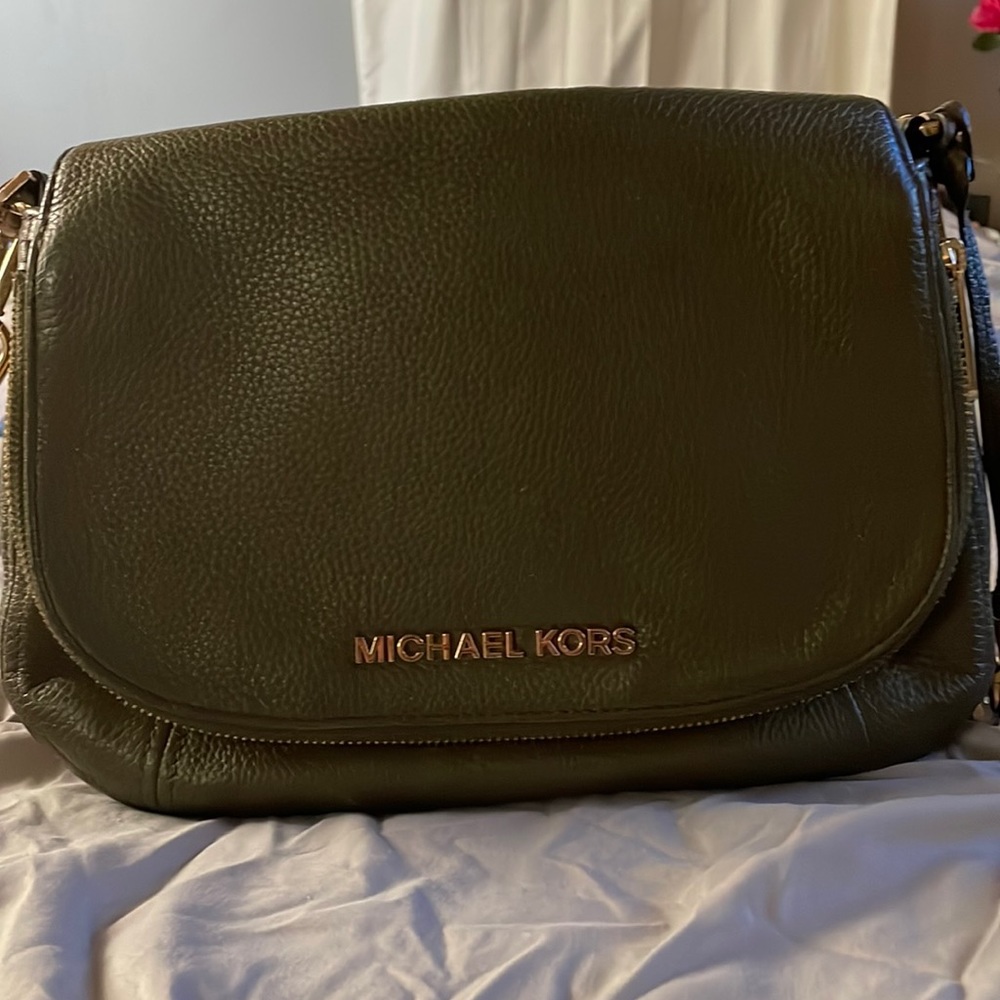Army green Michael Kors purse